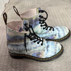 Dr. Martens Multicolor Tie-Dye Boots